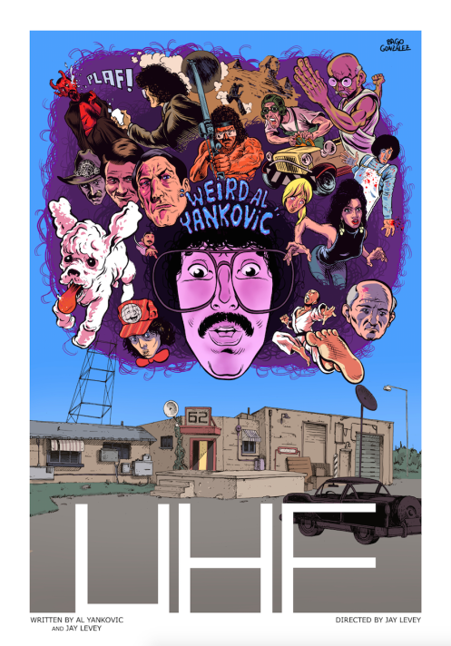 Weird Al UHF Kickstarter movie poster